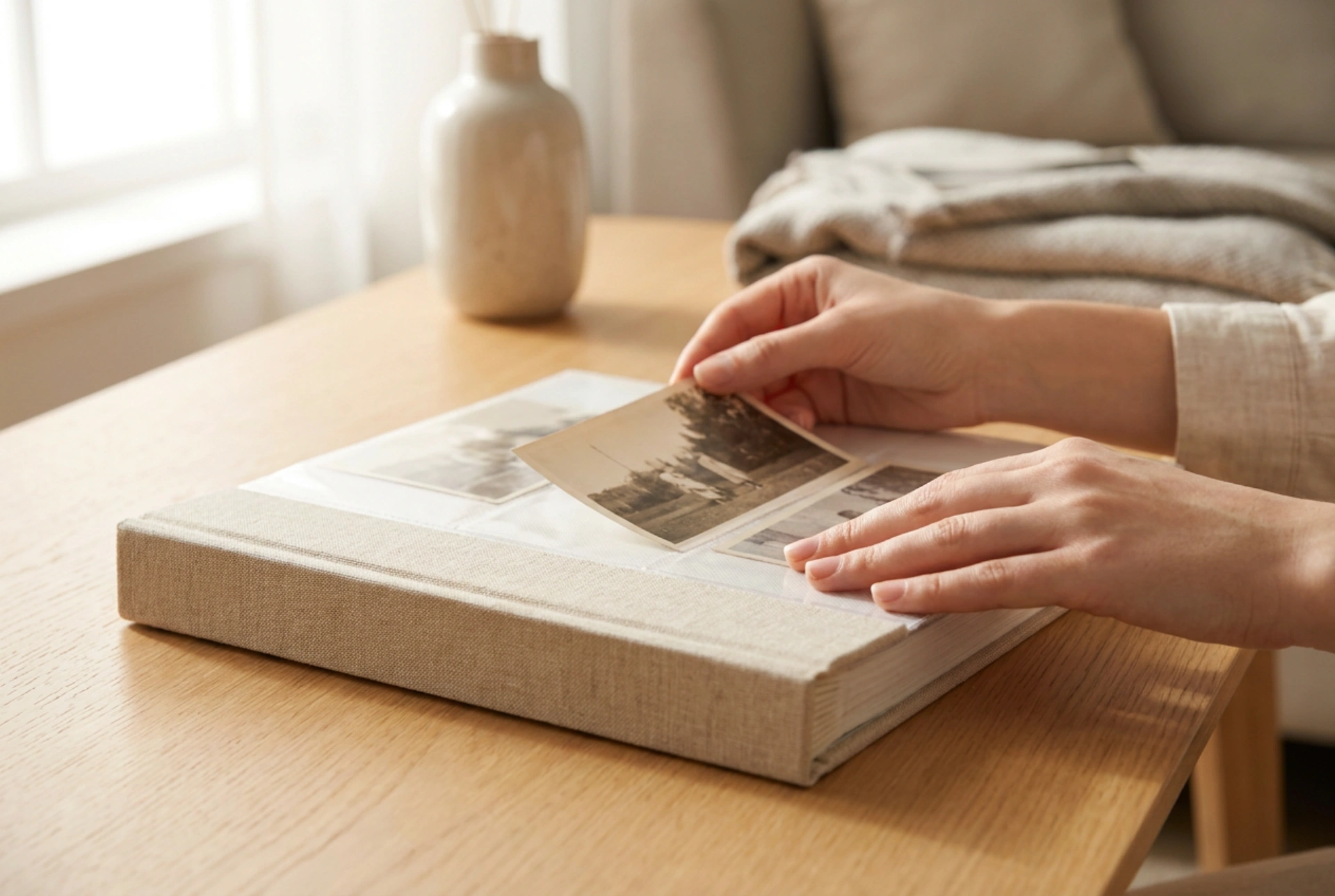 How to Organise Photos in a Personalised Slip-In Album
