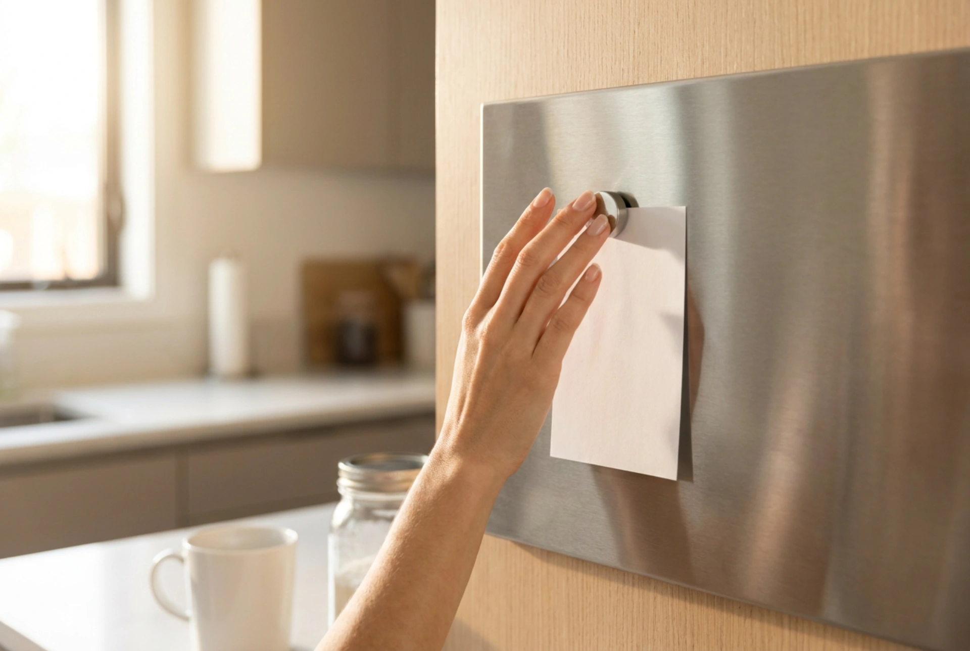How to Manage a Family Magnetic Board in the Kitchen