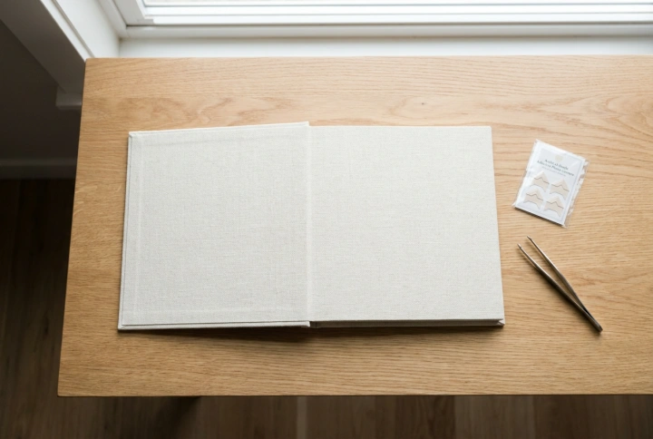 How to Safely Mount Photos in an Album Without Damaging Them