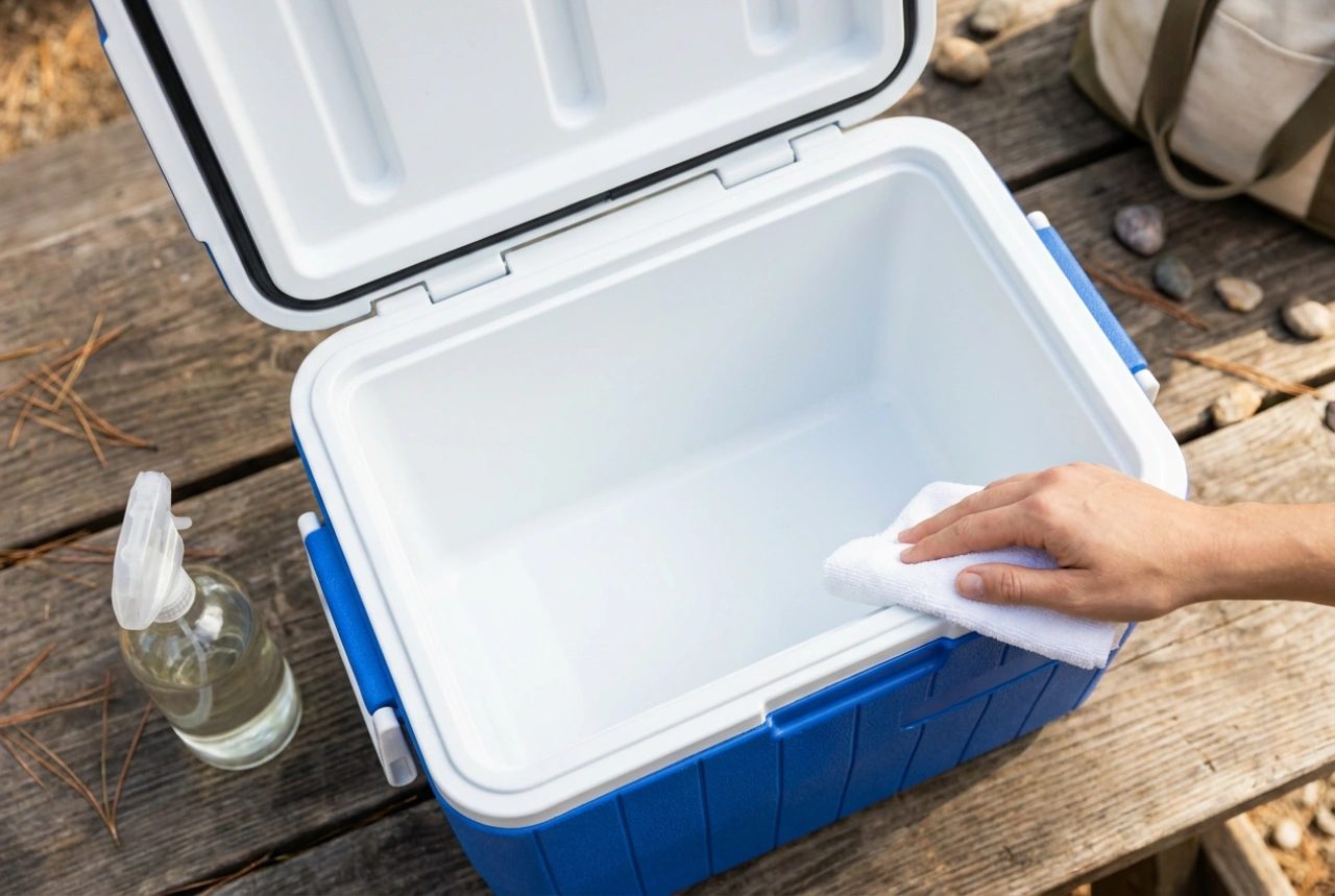 How to Safely Clean an Absorption Gas Camping Fridge After a Trip