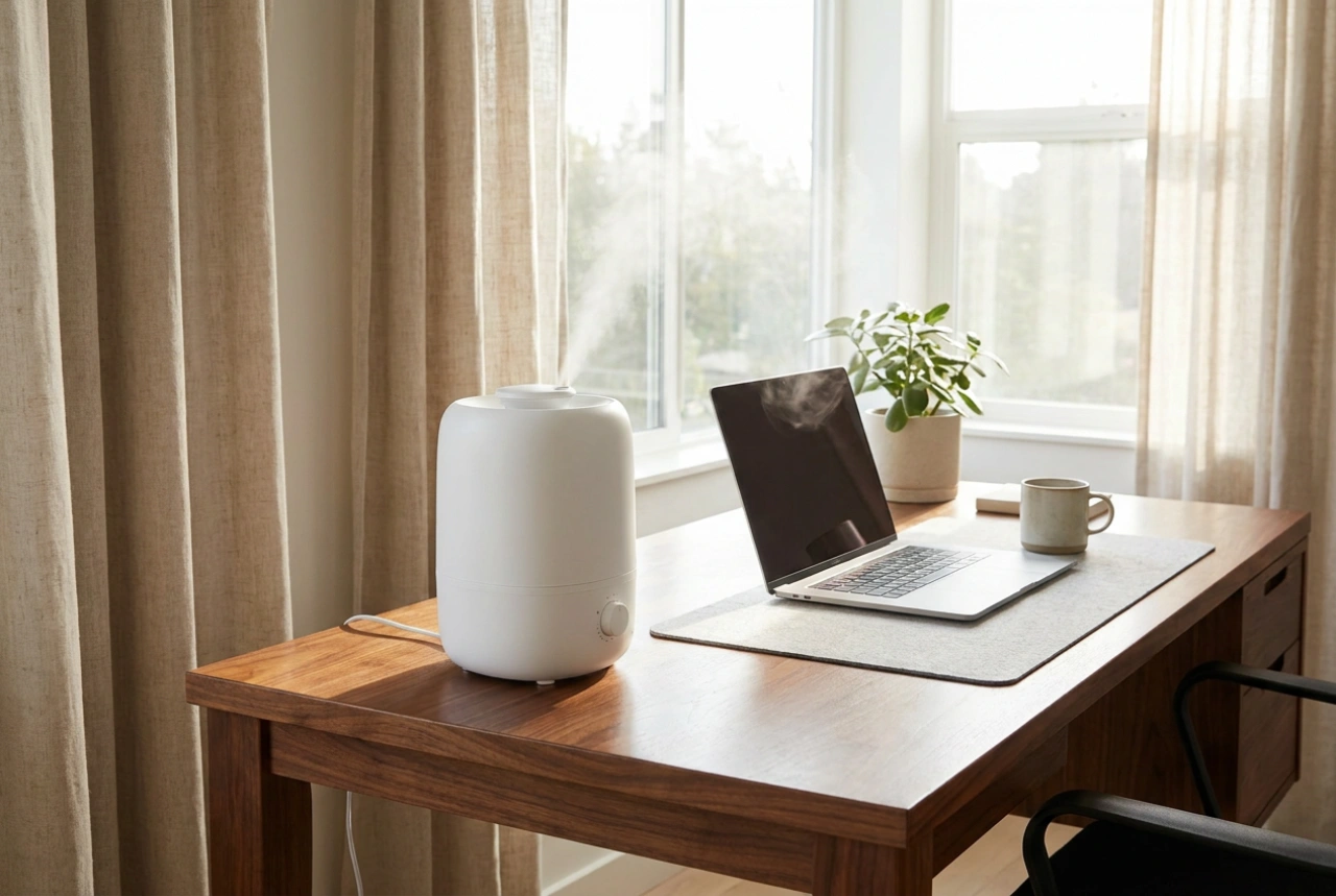 How to Position a Humidifier in an Office Near Electronic Equipment
