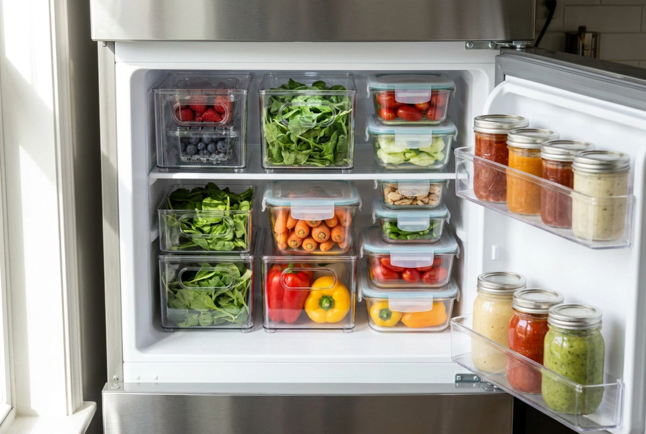 How to organise a small fridge-freezer without wasting space