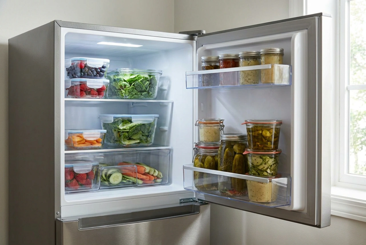 How to Maximize Space in a Small Refrigerator with a Bottom Freezer