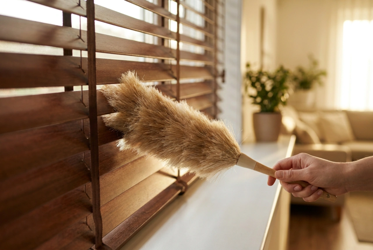 How to Clean Wooden Blinds with a Brush Without Scratches and Streaks