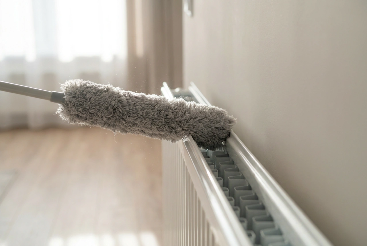 How to Use a Radiator Cleaning Brush Without Raising Dust