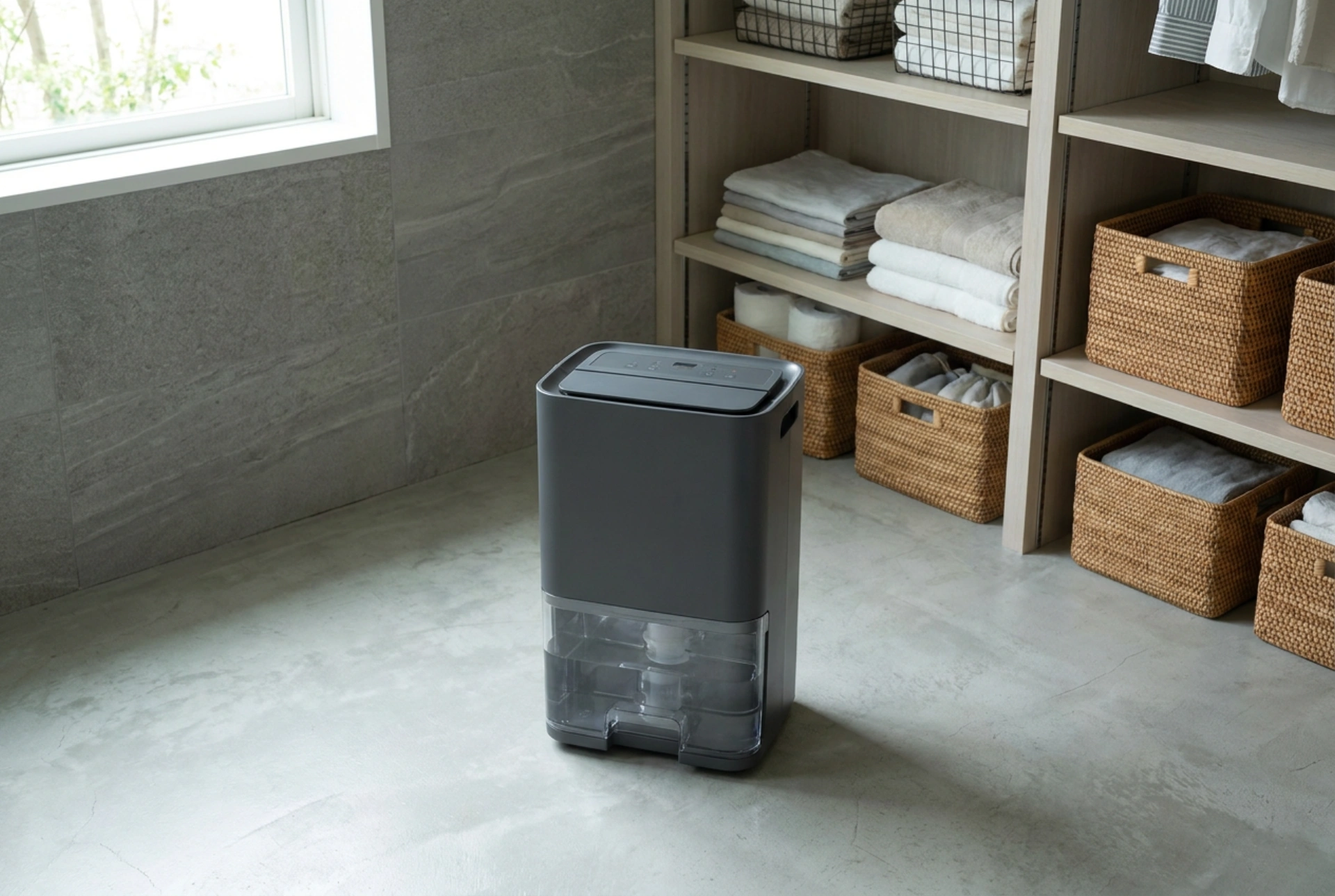 How to use a moisture absorber in the basement without masking the problem