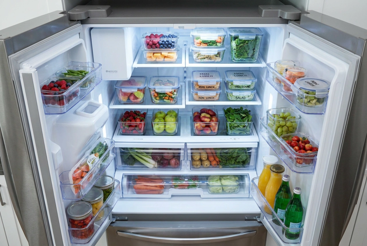 How to Organise a Large Fridge-Freezer for Your Household