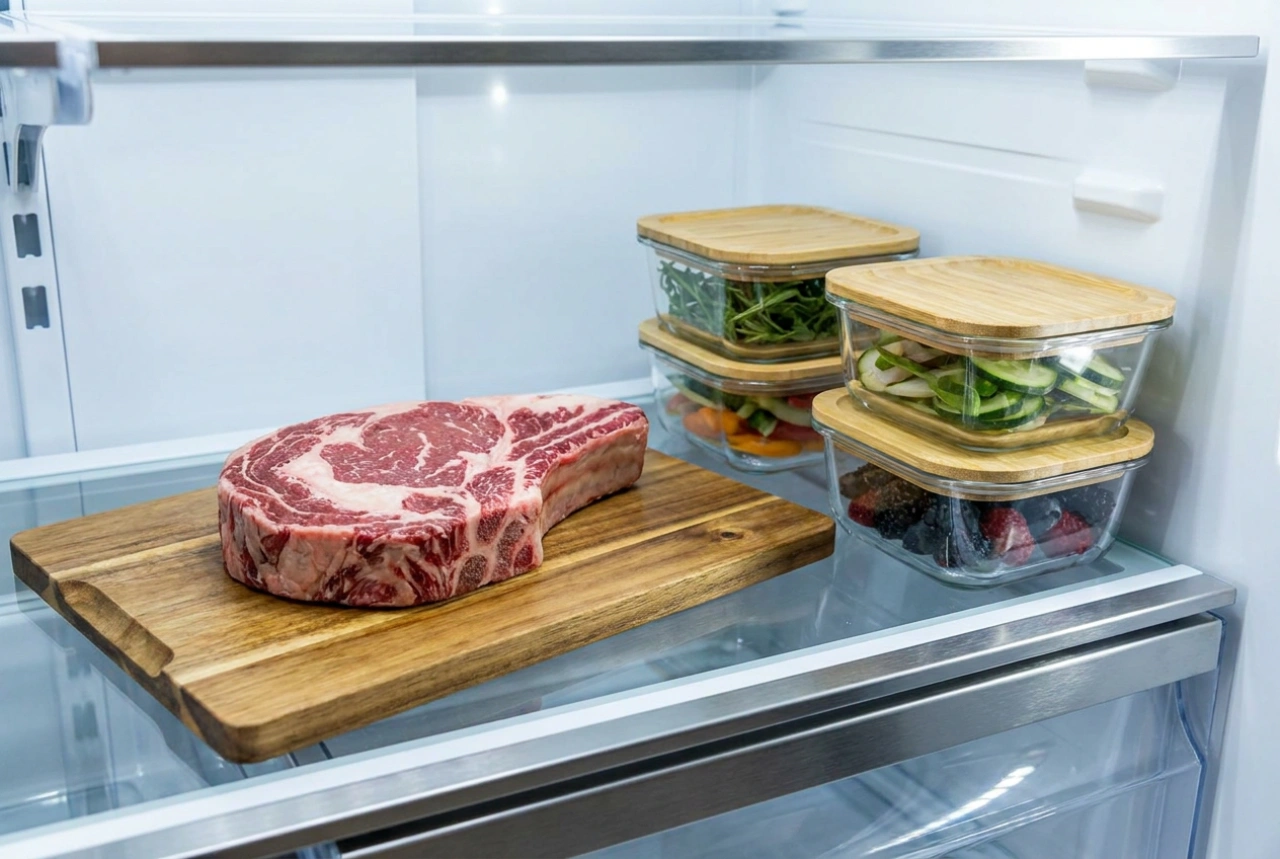 How to Use a Refrigerator for Dry-Aging Meat Under Controlled Conditions
