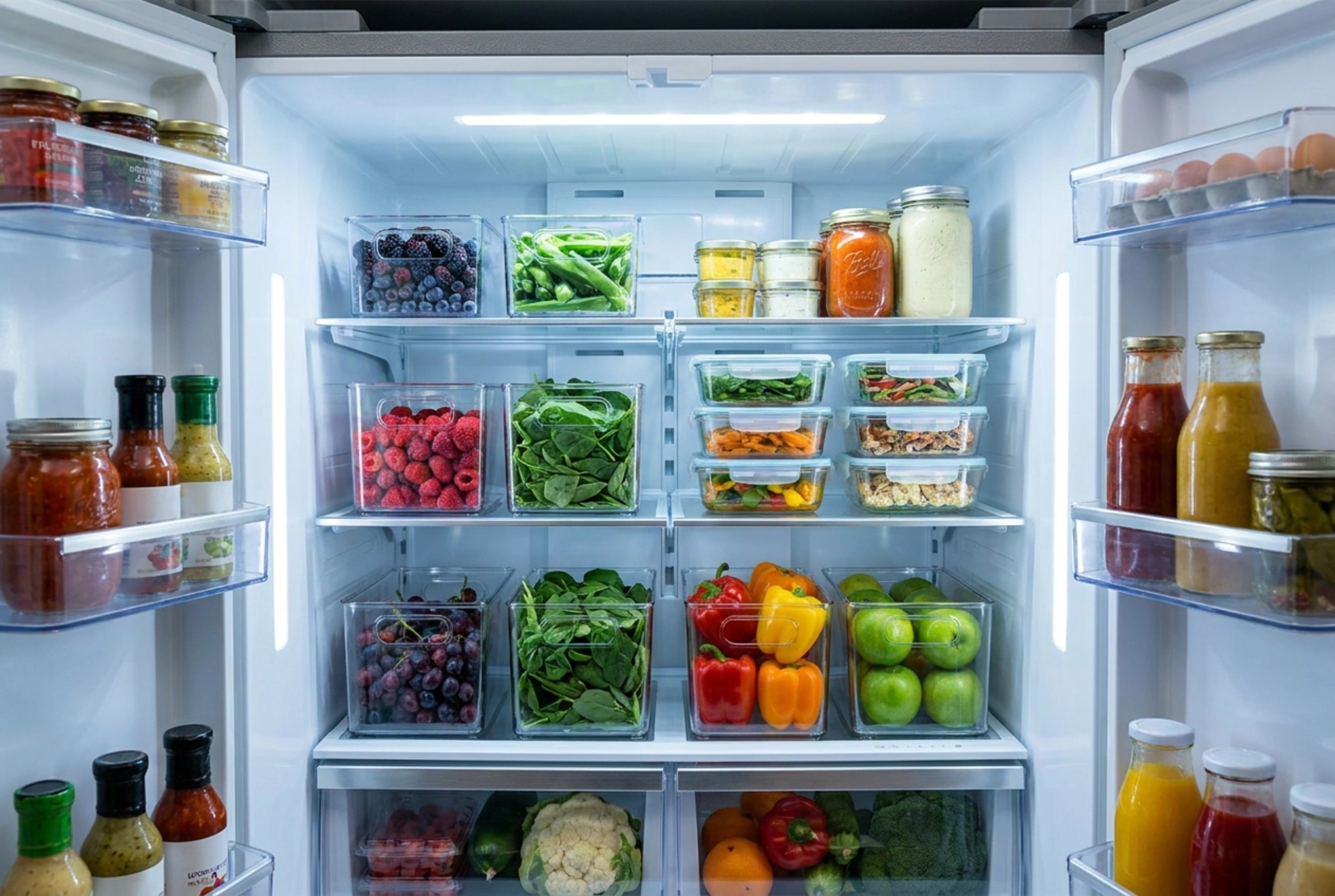 How to Organize a Bottom-Drawer Refrigerator