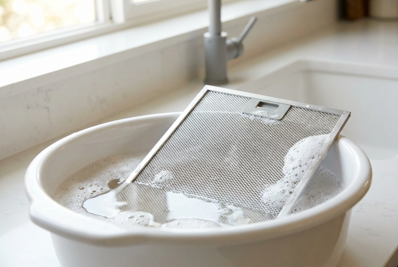 How to Safely Clean an Aluminium Range Hood Filter Without Damaging the Mesh
