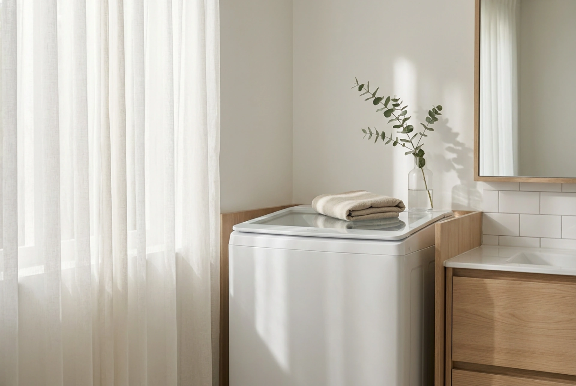 Top-Loading Washing Machines in Practical Bathroom Planning