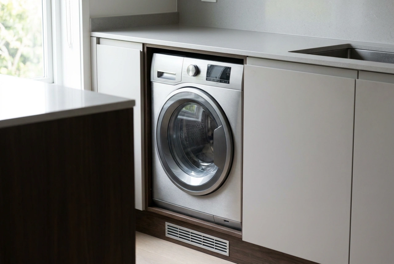 Integrating a Small Built-In Washing Machine: Avoiding Ventilation and Access Issues