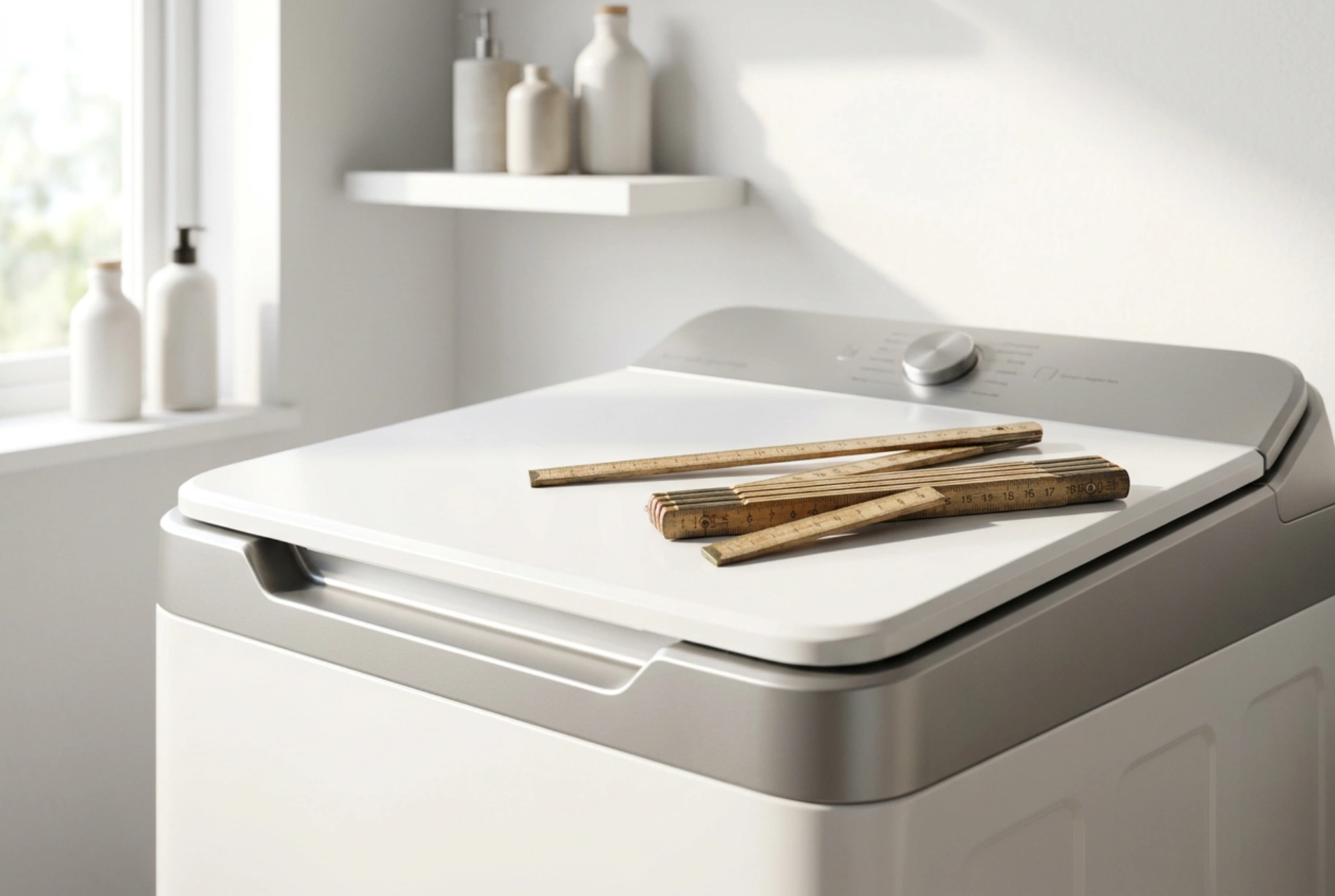 How to Measure a Top-Loading Washing Machine with the Necessary Clearance