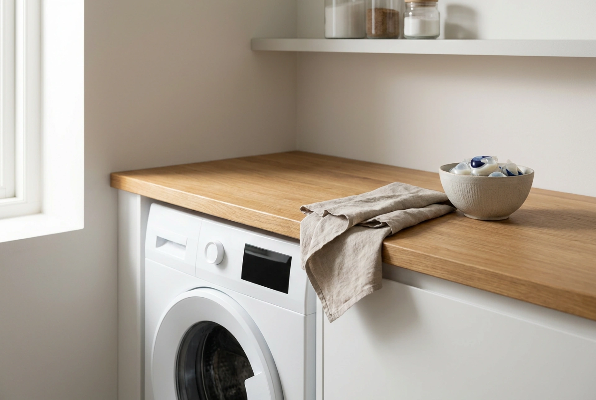 How to Plan a Built-In Washing Machine Under a Countertop